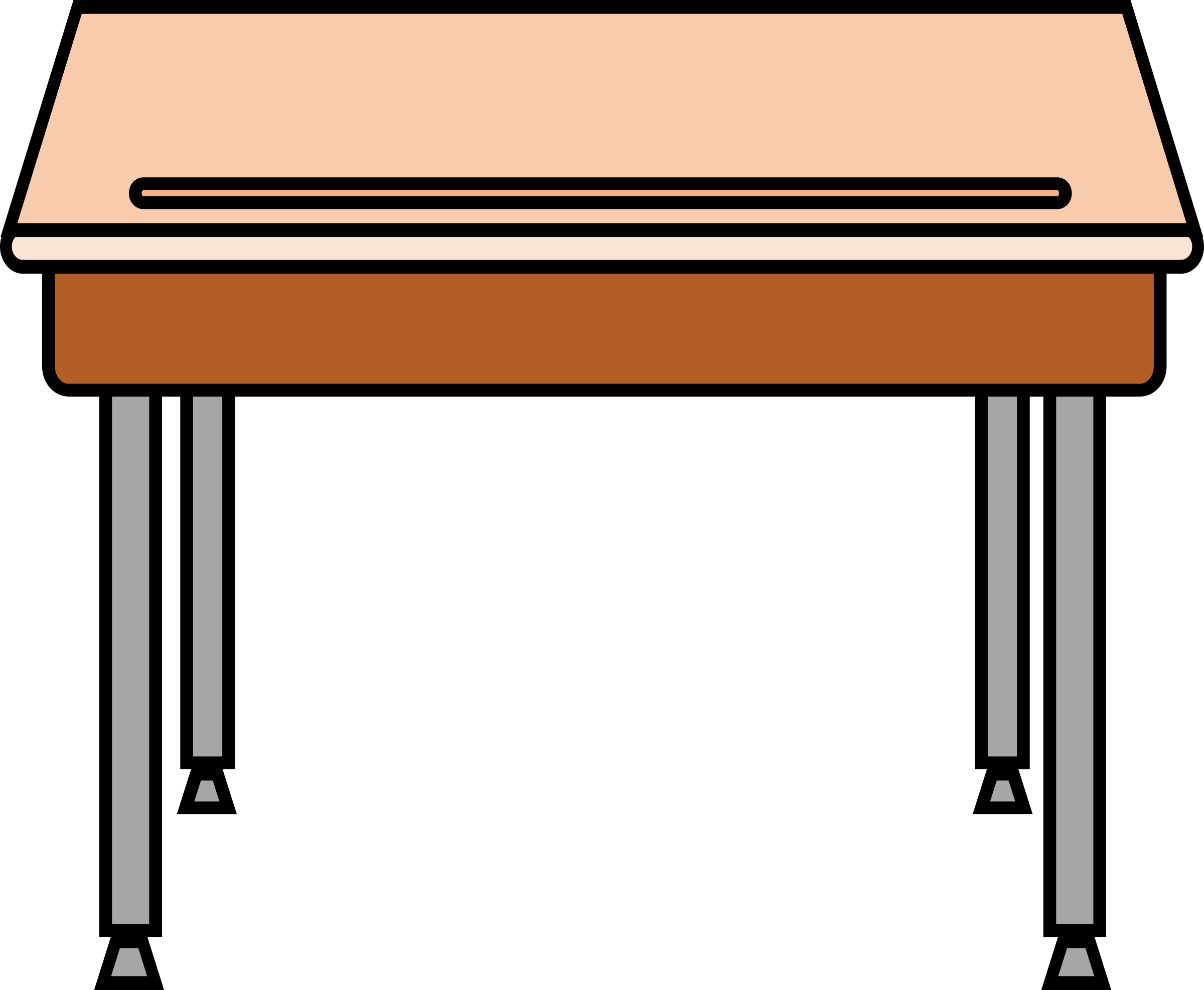 Desk School Cliparts - Desk Clipart.