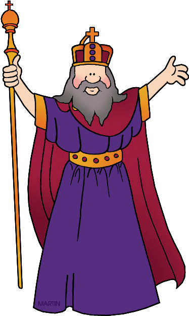 Charlemagne - King Middle Ages Clipart (405x648)