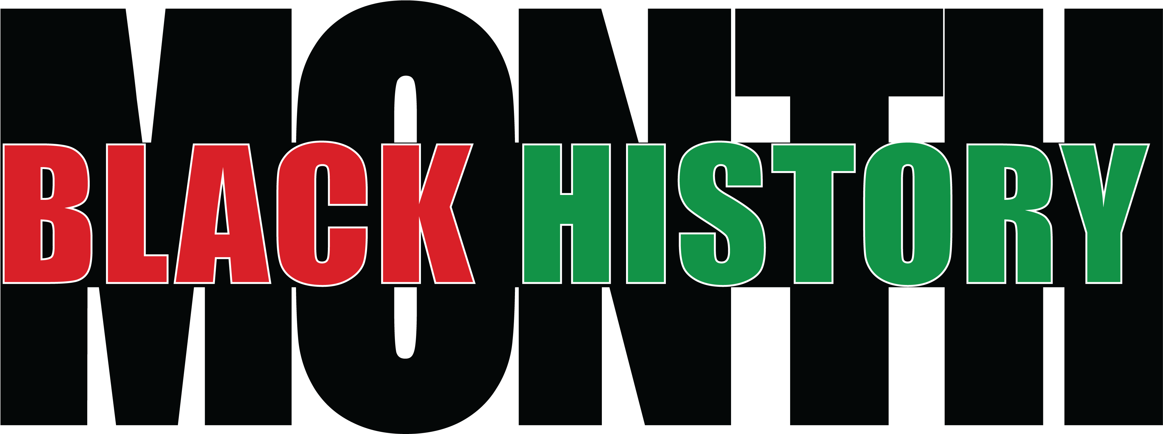 Free Clipart Of A Black History Month Design - Black History Month (4000x2099)