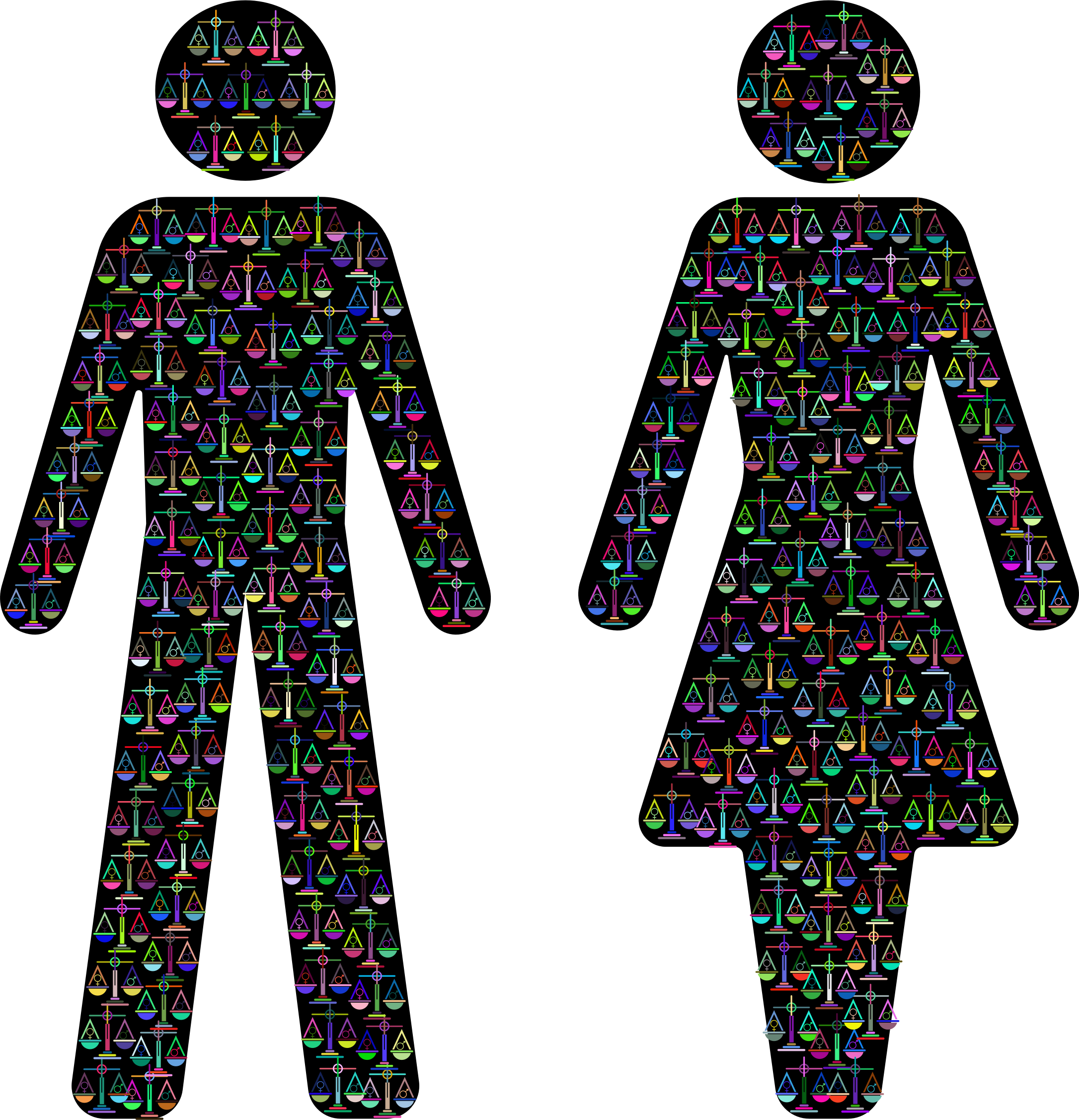 Big Image - Stick Figure Female No Background (2172x2254)