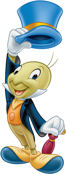 Transparent Jiminy Cricket Clipart - Have A Great Day Animation (248x600)