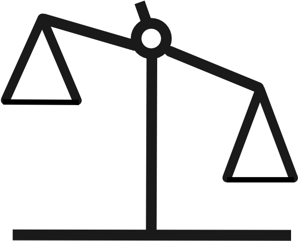 Balance Scale Clipart - Scale (600x496)
