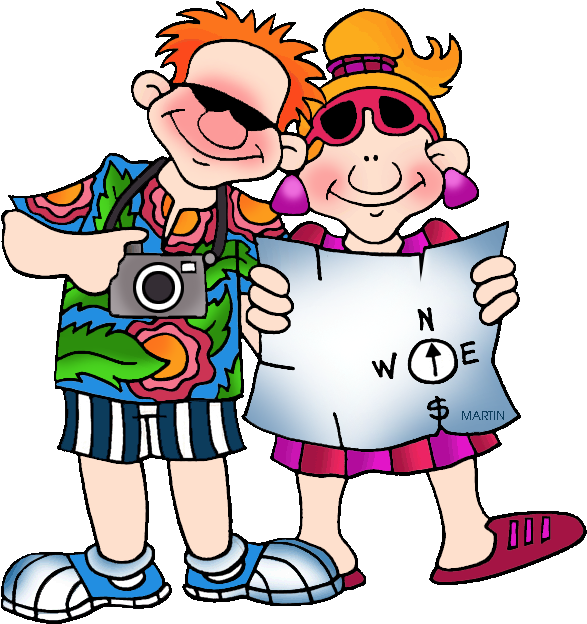 Tourist Clipart (609x648)