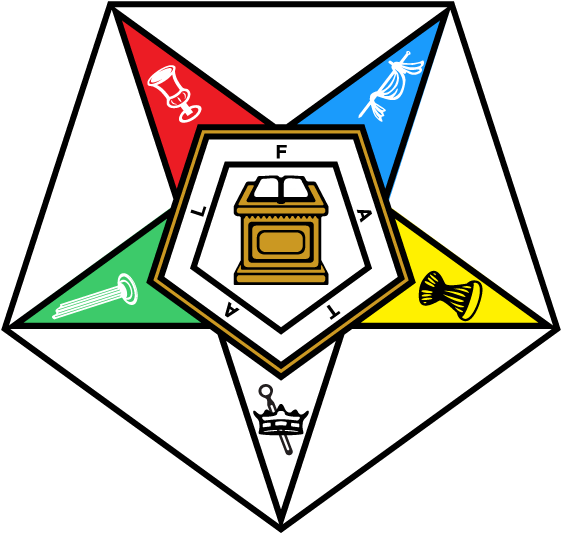 Pleasing Eastern Star Clip Art - Order Of Eastern Star Pha (600x600)