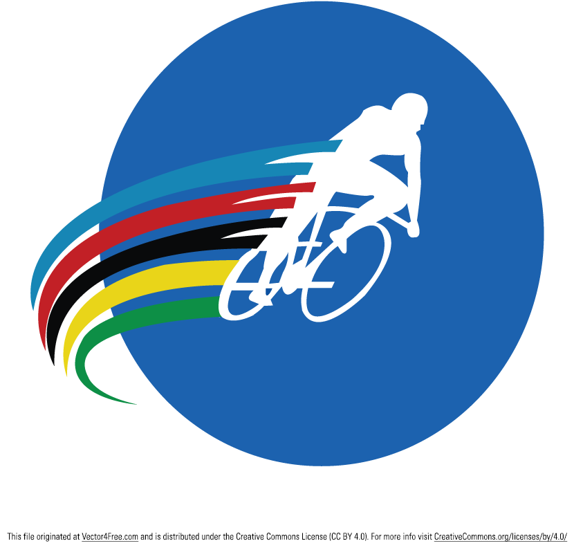 Cyclist Vector Logo - Logo For Cycling (829x831)