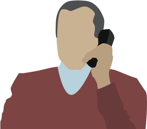Person On The Phone Icon (512x512)