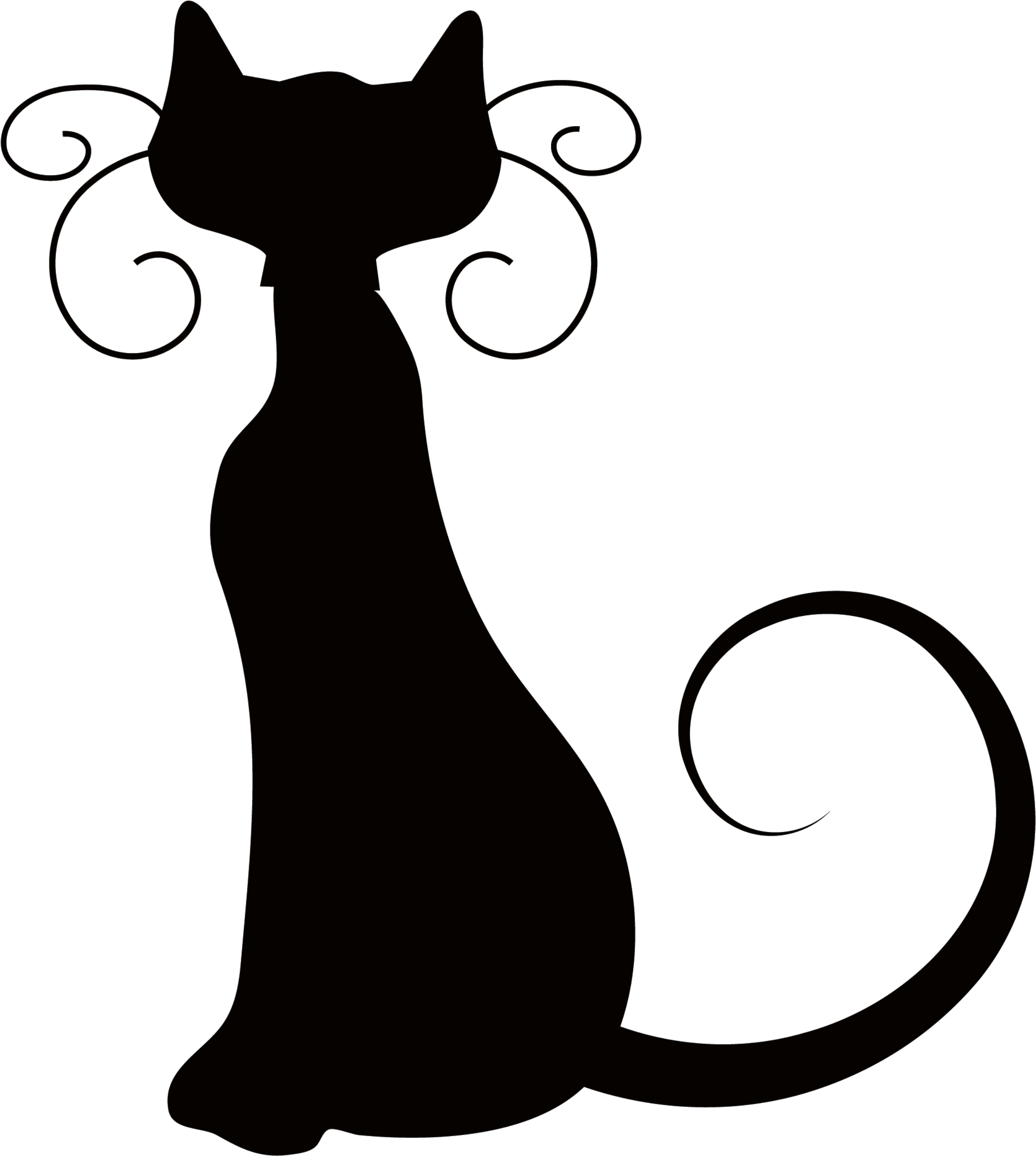 Whiskers Halloween Cat - Violence Png (3000x3000)