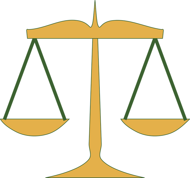 Balance Scale Clipart - Scales Of Justice Clipart (1280x1199)