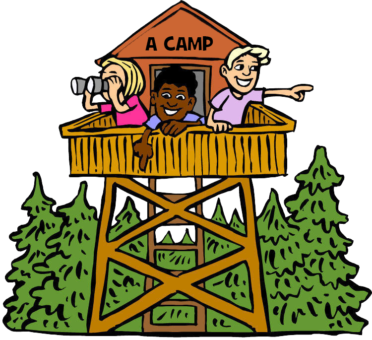 A-camp November Newsletter - Summer Camp Clip Art (750x685)