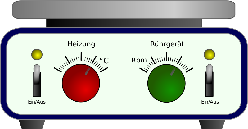 Rühr- Und Heizplatte - Clip Art Hot Plate (800x800)