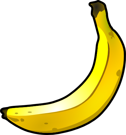 Clipart Images Of Banana Free Clip Art Pictures Clipartix - Clip Art Banana (409x440)