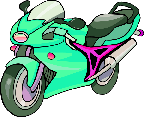 Download Free "simple Motorcycle Clipart 5" Png Photo, - Motorcycle Clip Art (600x489)