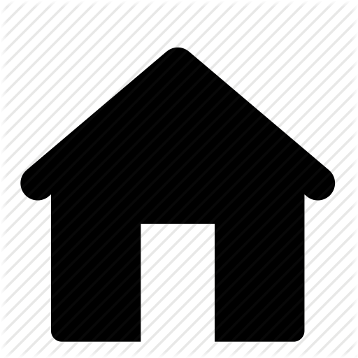 House Icon Clipart Collection Government Present - Monochrome (512x512)