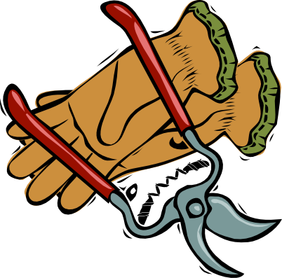 Yard Work Clipart Png - Tesoura De Poda Png (402x397)