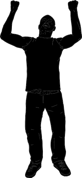 Working Man Clip Art - Clip Art Man Png (270x587)