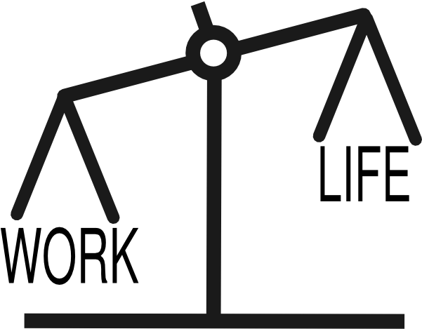 Work Life Balance Clip Art - Work Life Balance Scale - (600x478) Png ...