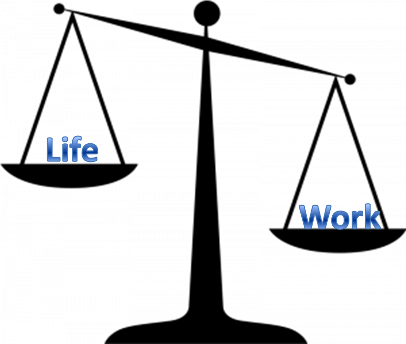 Work Life Balance Clipart - Scales Of Justice Clip Art (857x702)