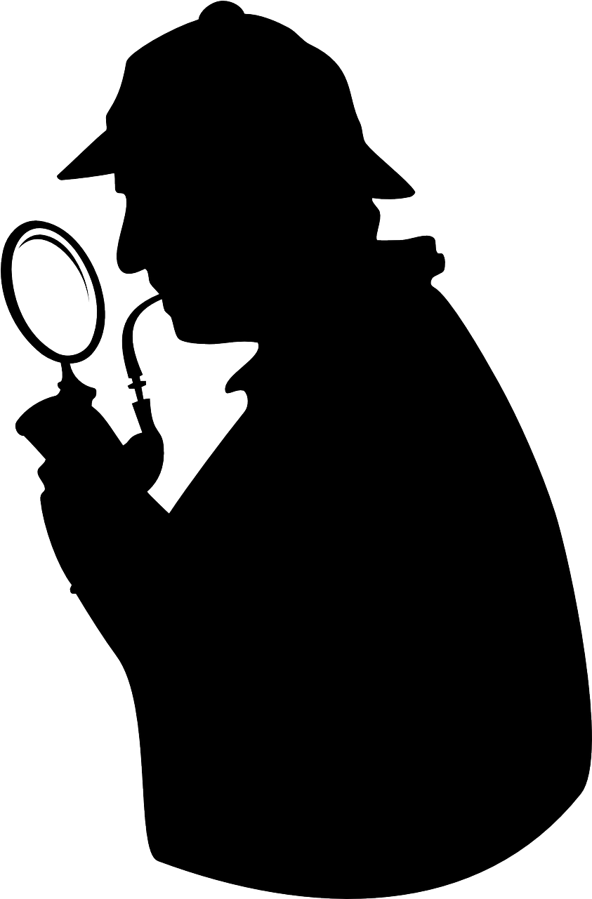 Detective Magnifying Glass - My Novel Idea: Mystery (900x1332)