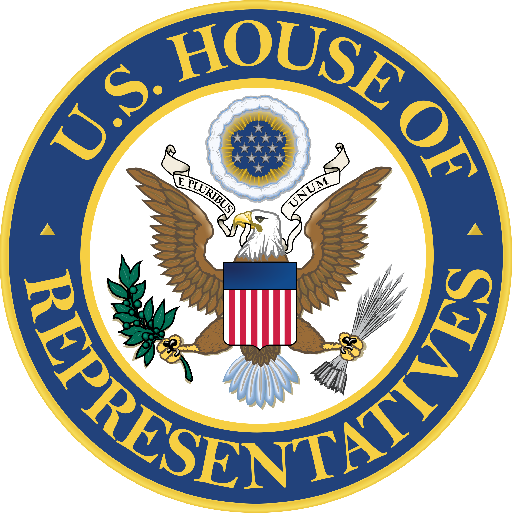 Symbols For Representative Government Clip Art House - Seal Of The United States (2000x2000)