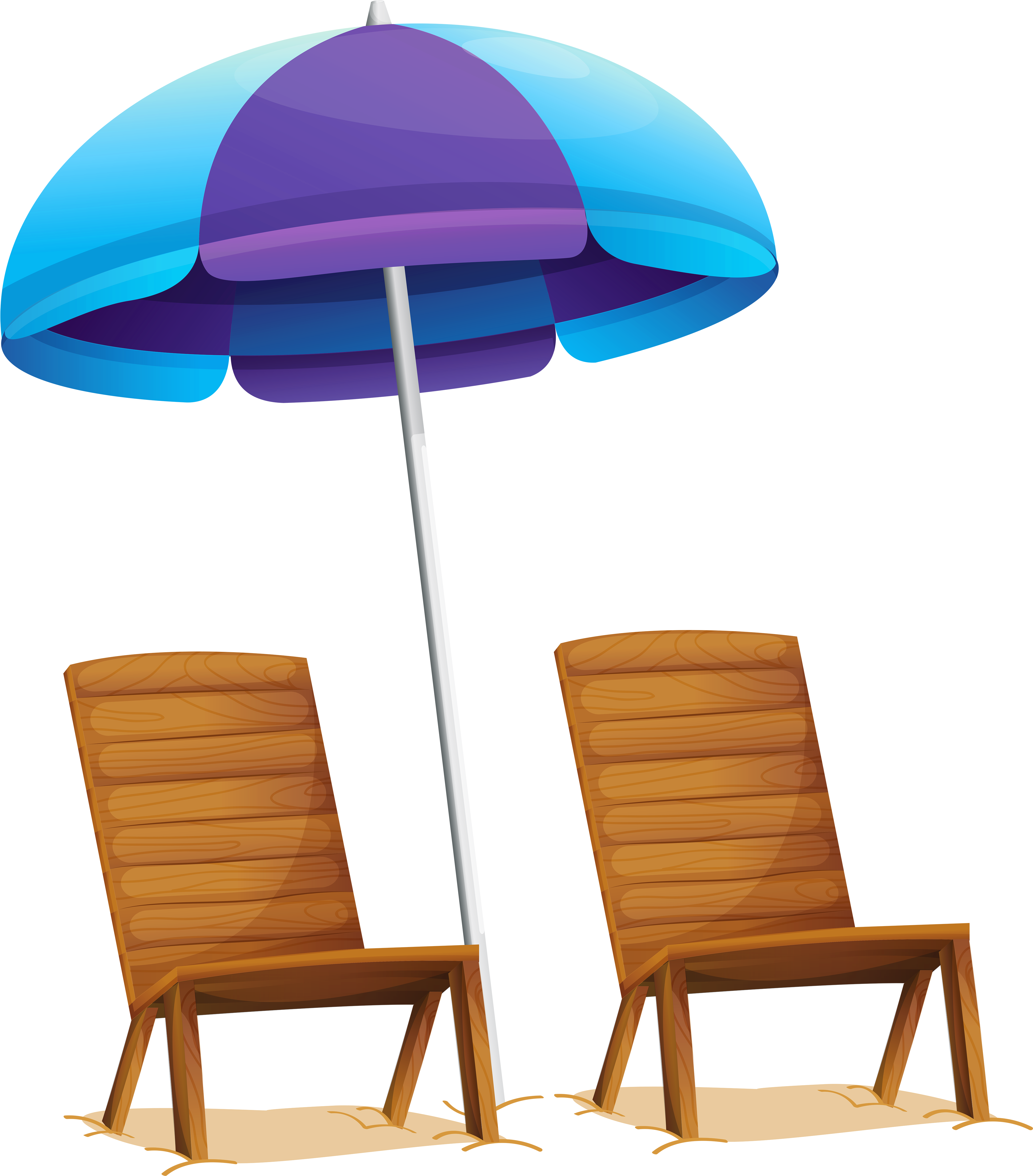 Umbrella Chair Cliparts Free Download Clip Art Free - Beach Umbrella Clipart Transparent (4767x5234)