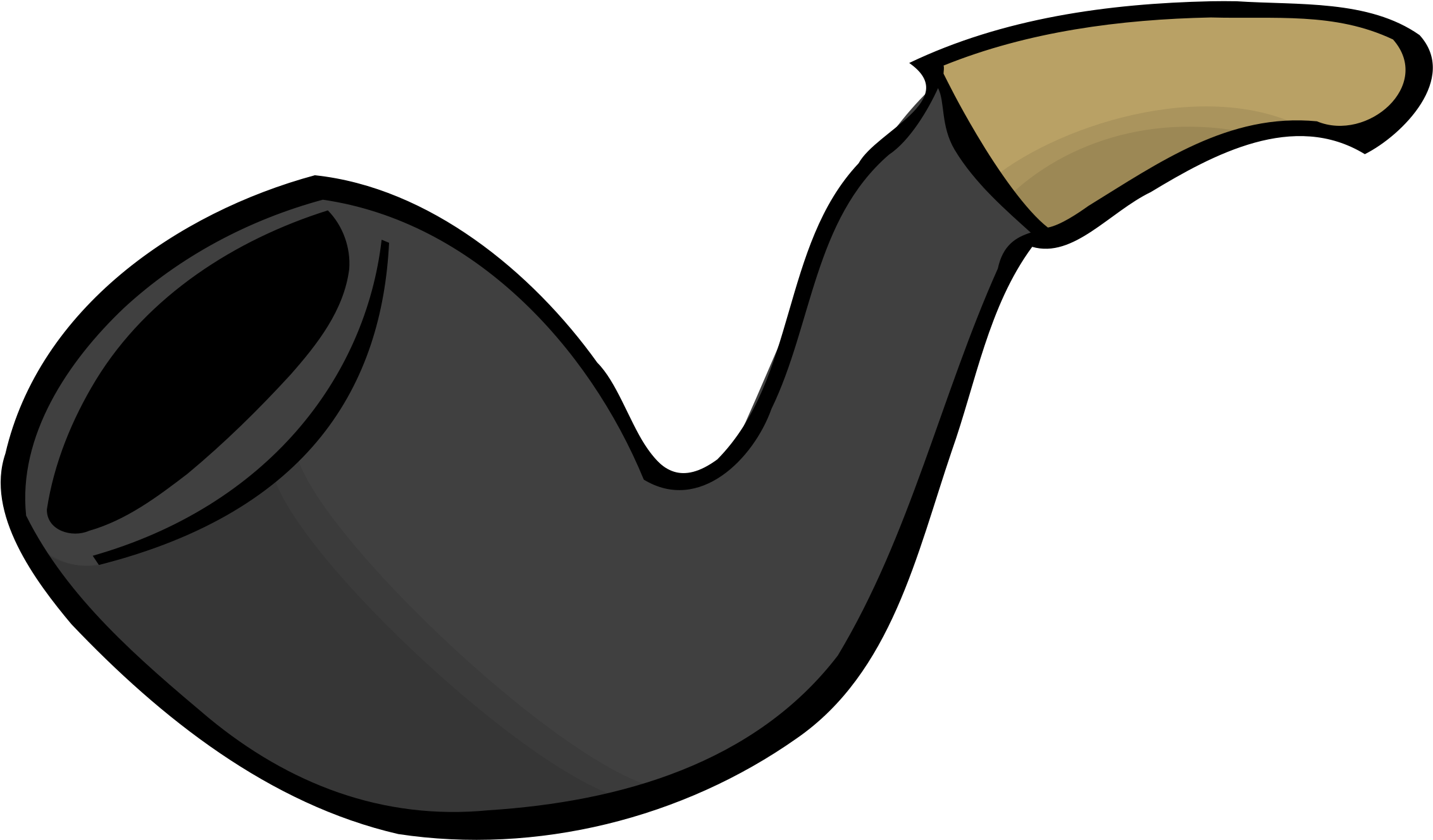 Cigarette Clipart Pipe - Pipe .png (2400x2400)