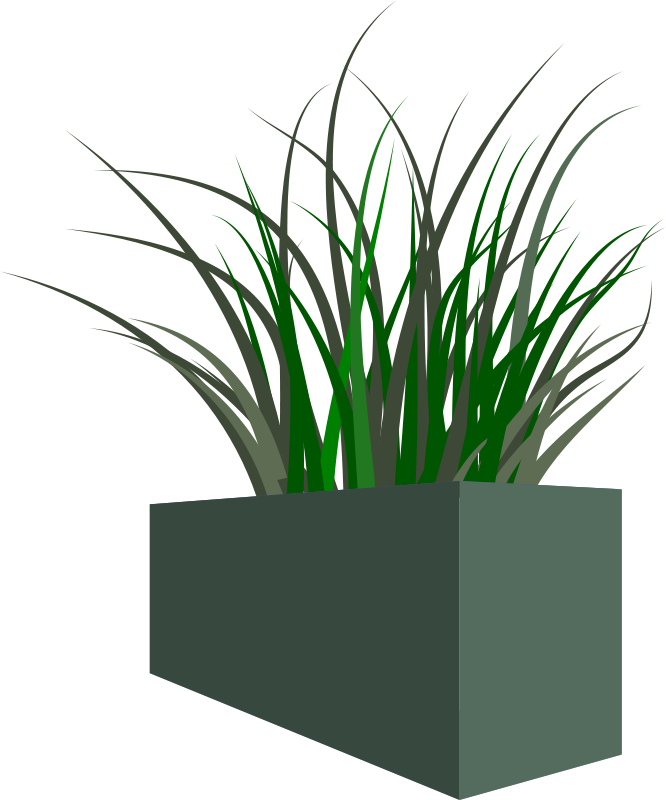 Free Landscape Free Fountain From Japan Free Grass - Planter Clip Art (666x800)