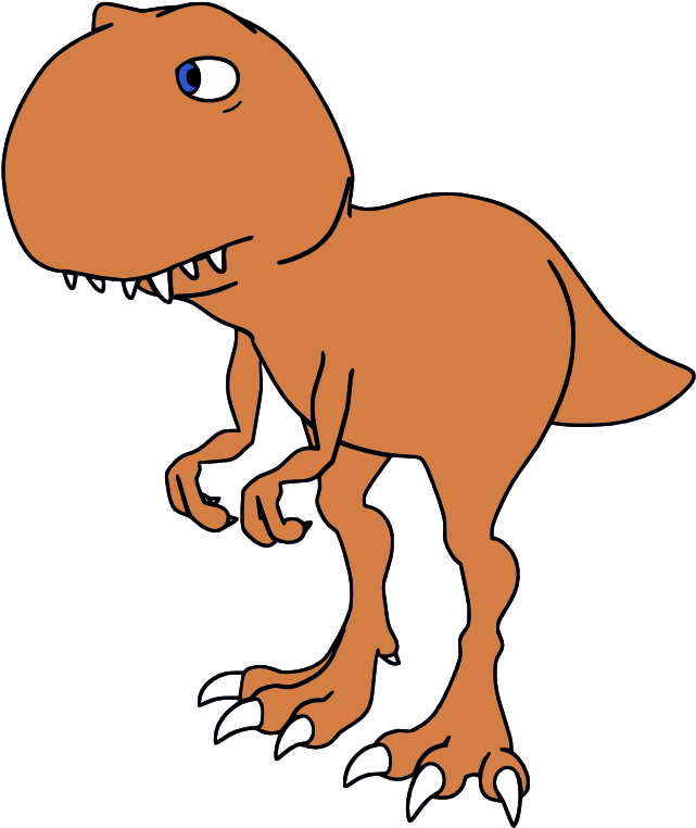 Free To Use Public Domain Dinosaur Clip Art - Gambar Dinosaurus Kartun (717x800)