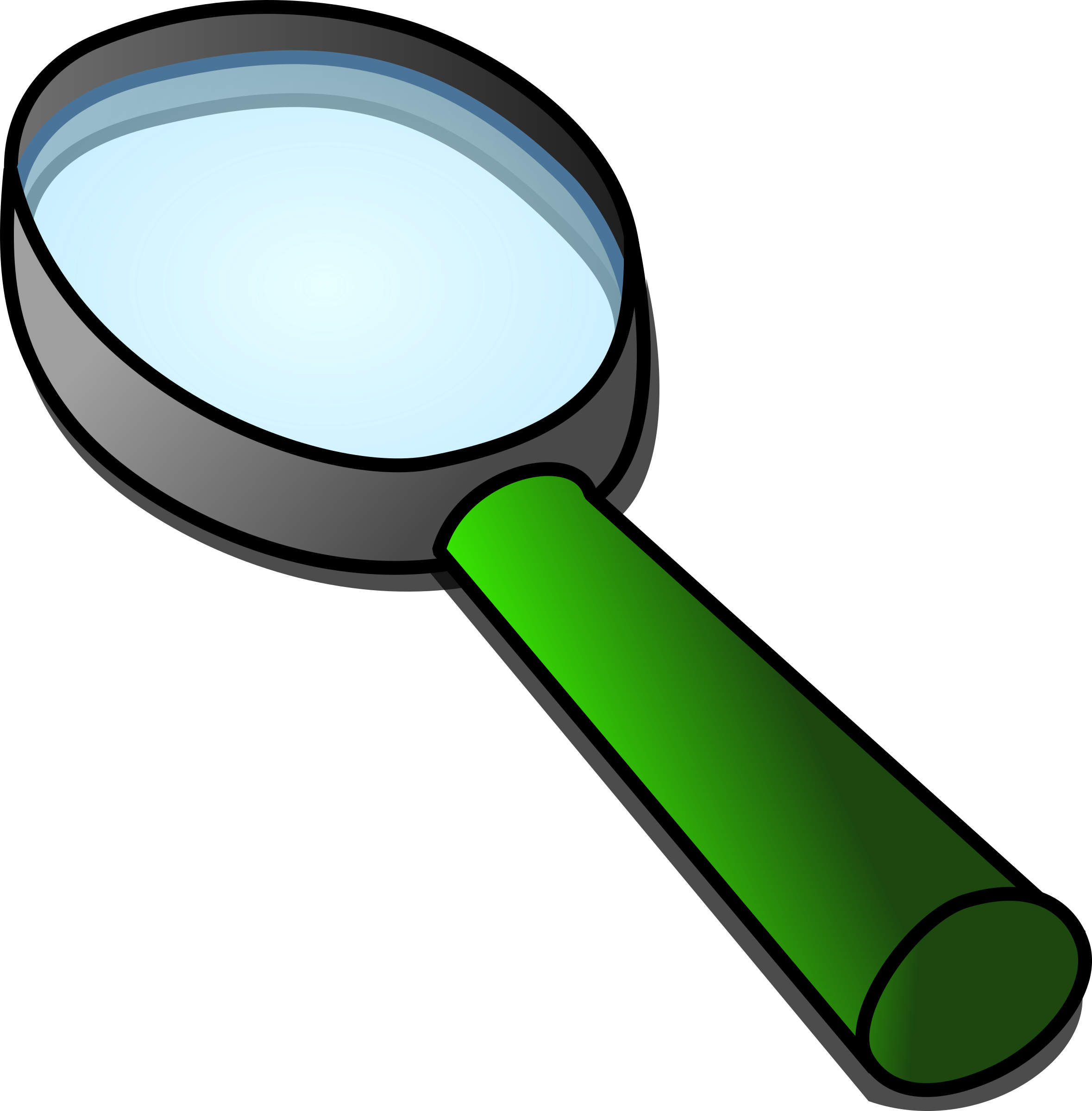 Free Vector Magnifier Glass Clip Art - Clipart Magnifying Glass (2358x2400)