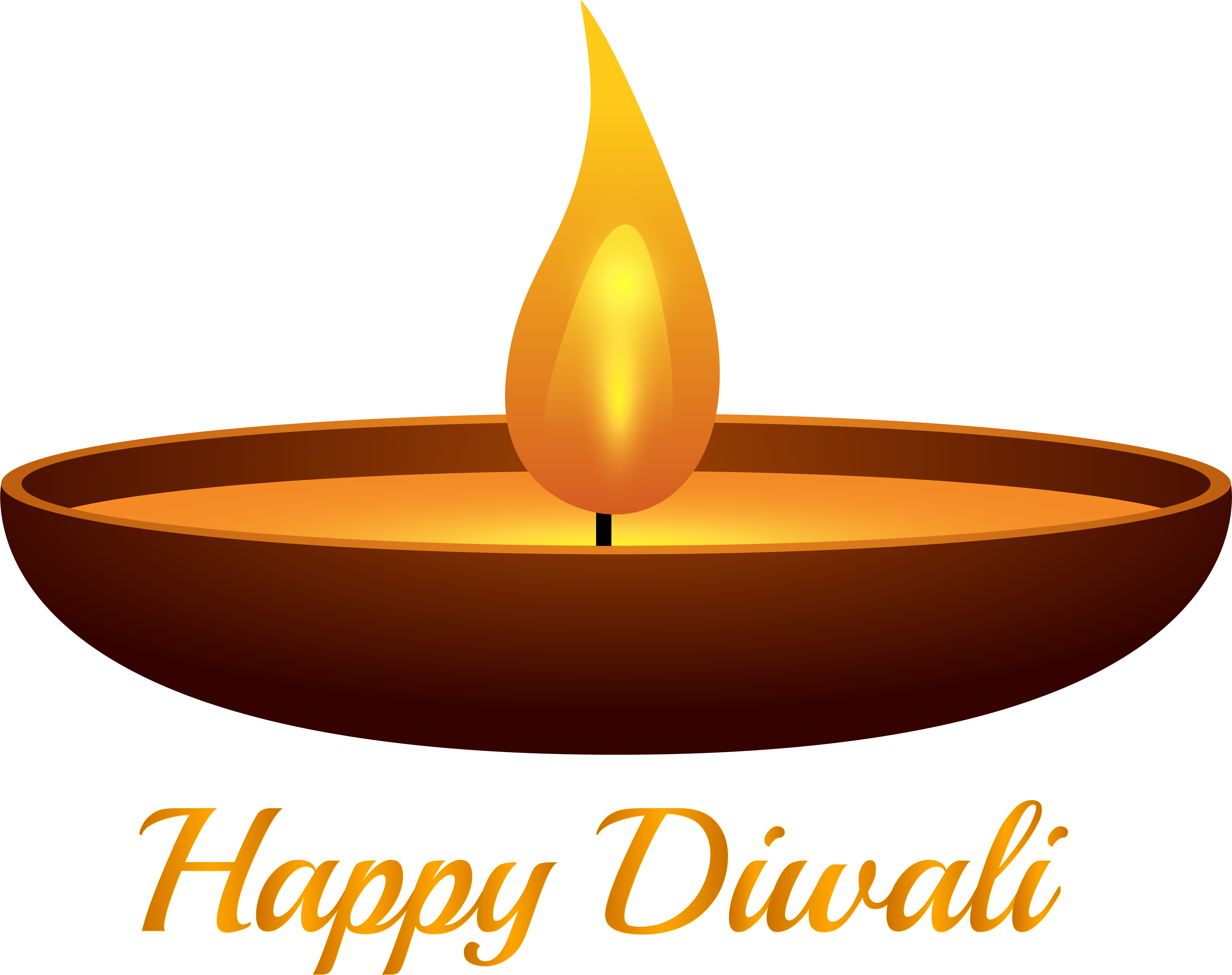 Happy Diwali Candle Png Clip Art Image - Happy Diwali Candle Png Clip Art Image (8000x6327)