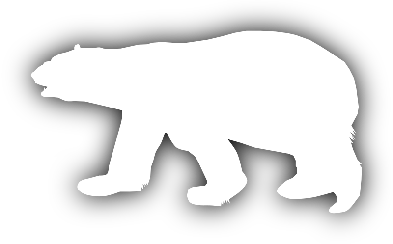 Clipart - Polar Bear (800x497)