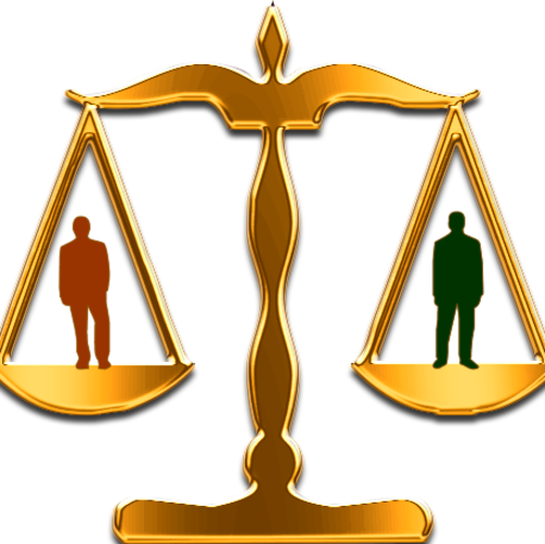 Scales Of Justice Clip Art (500x499)