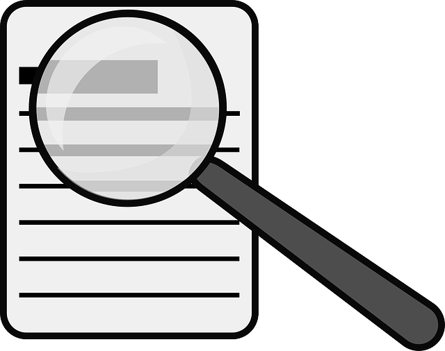 Peer Reviewed Content - Magnifying Glass Clipart (640x506)