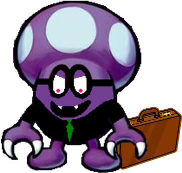 Lawyer Shroob - Super Mario Shroob (375x350)