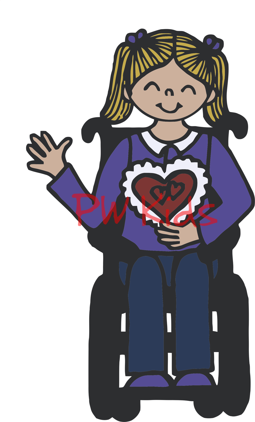 Cerebral Palsy Clipart - Cartoon (1200x1909)