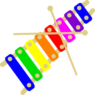 Xylophone - Xylophone Clipart Png (400x398)