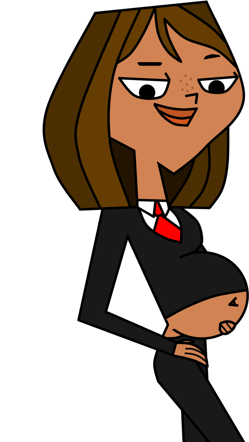 Pregnant Lawyer Courtney By Pregnantlover5 Pregnant - Total Drama Mii Courtney (1024x1591)