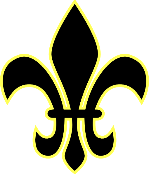 Mardi Gras Fleur De Lis Clipart - Symbols Of Mardi Gras (510x595)
