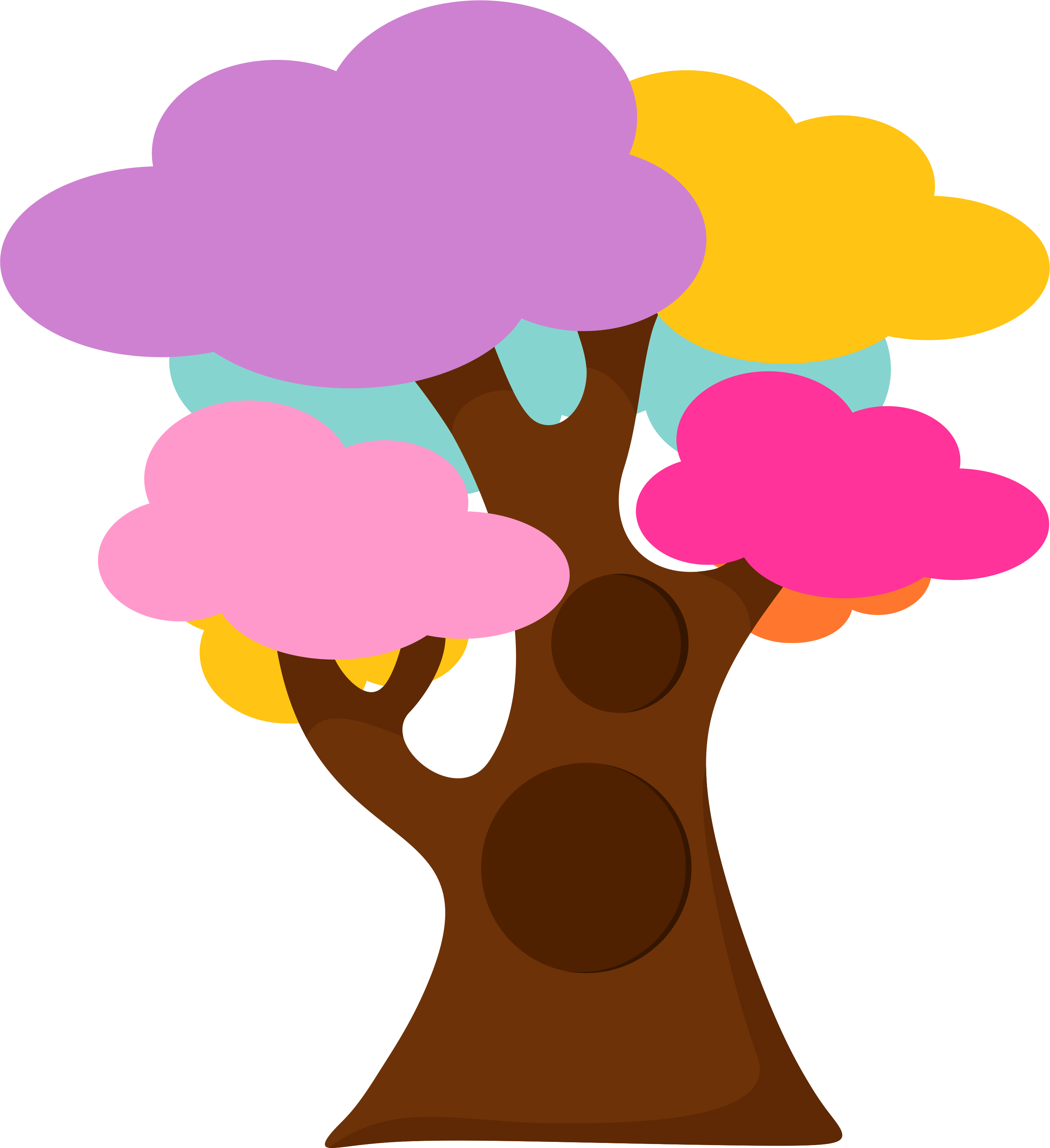 Clipart Images - Arbol En Clipart (2927x3201)