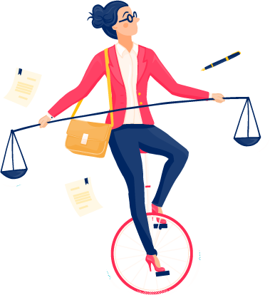 Law & Associates Provides A Full Range Of Legal Services - Illustration (379x414)