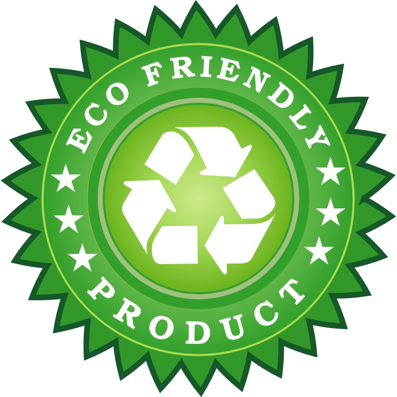 Ecology Friendly Product Sticker Clip Art At Clker - Eco Friendly Product Sticker (896x900)