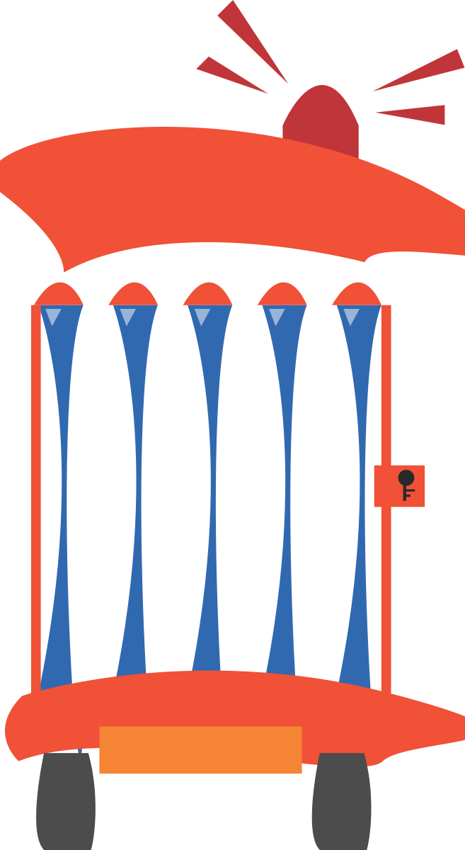 Free Jail Car - Prison (657x1200)