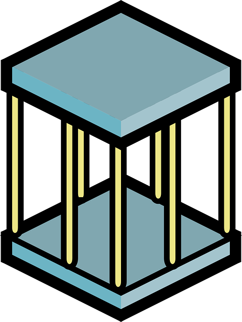 Monkey, Mouse, Flat, Icon, Cartoon, Cage, Lion, Jail - Clip Art Cage (480x640)