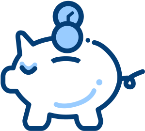 Saving You Time And Money - Piggy Bank Vector Free (350x350)