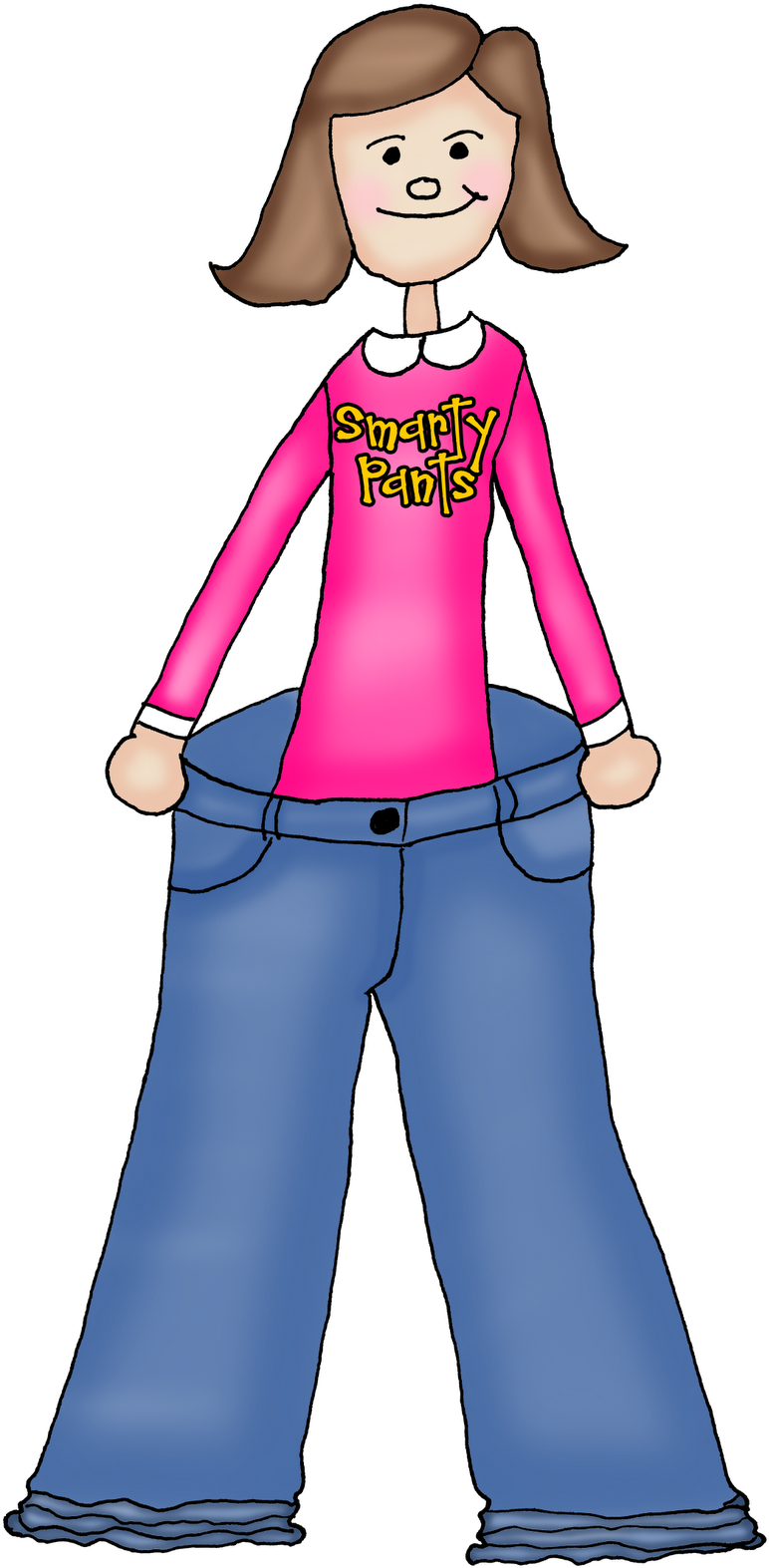 Tight - Clothes That Don T Fit Clipart (813x1600)