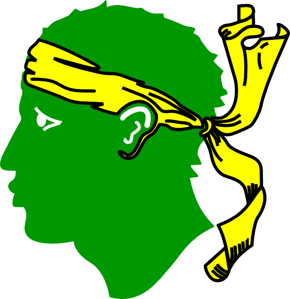 Friendly Green Man - Tete De Maure Corse (582x599)