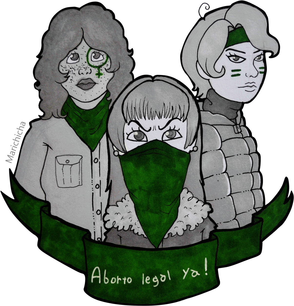 Aborto Legal Ya By Marichicha - Cartoon (1600x1433)