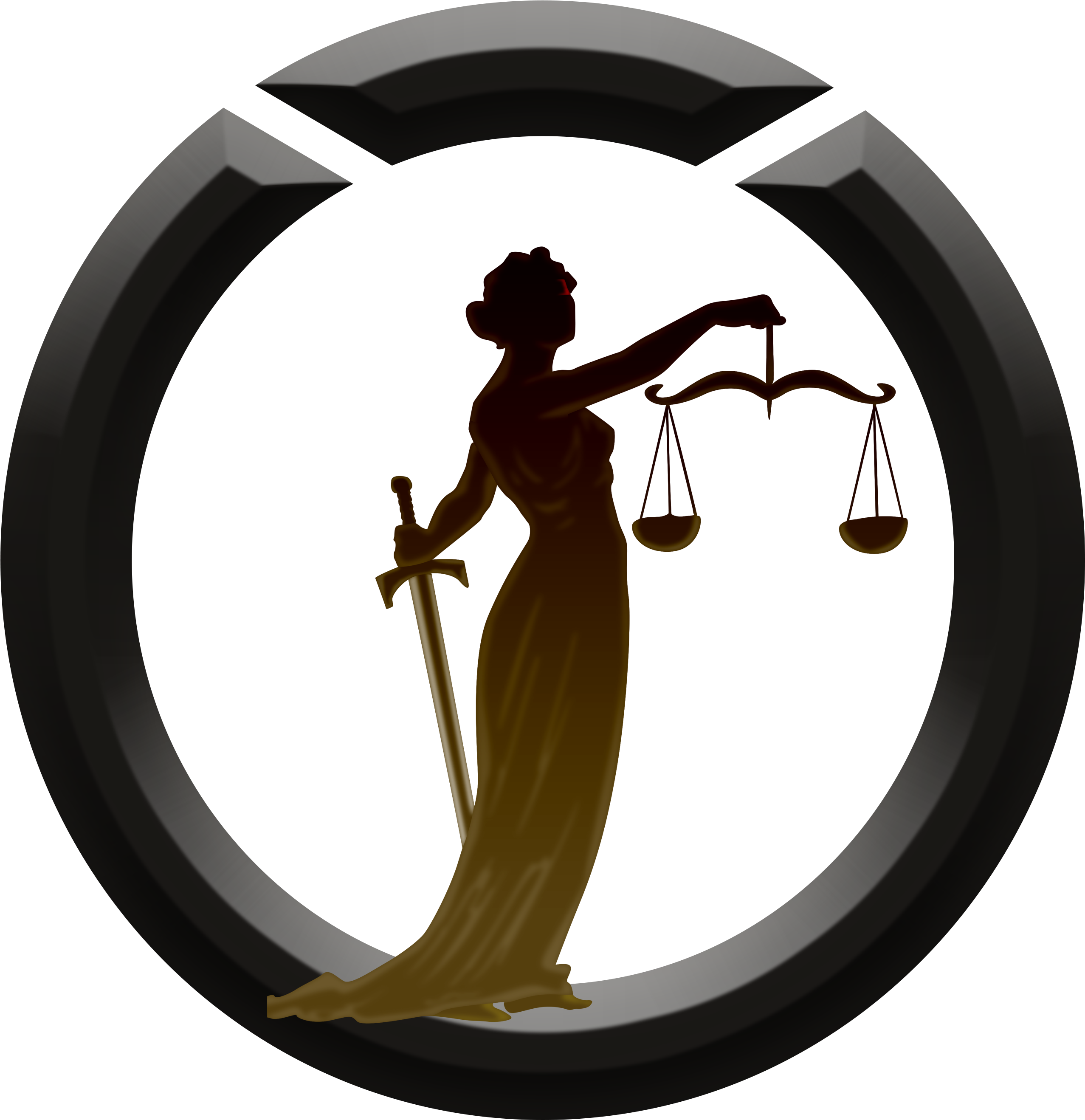 Lady Justice Free Vector (3000x3000)