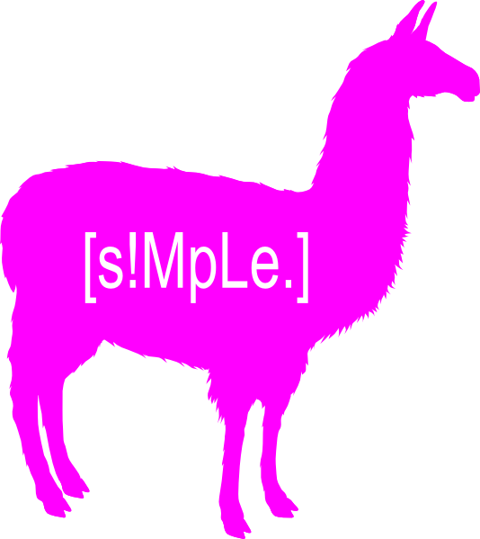 Llama Alpaca Silhouette Clip Art - Llama Silhouette (534x599)