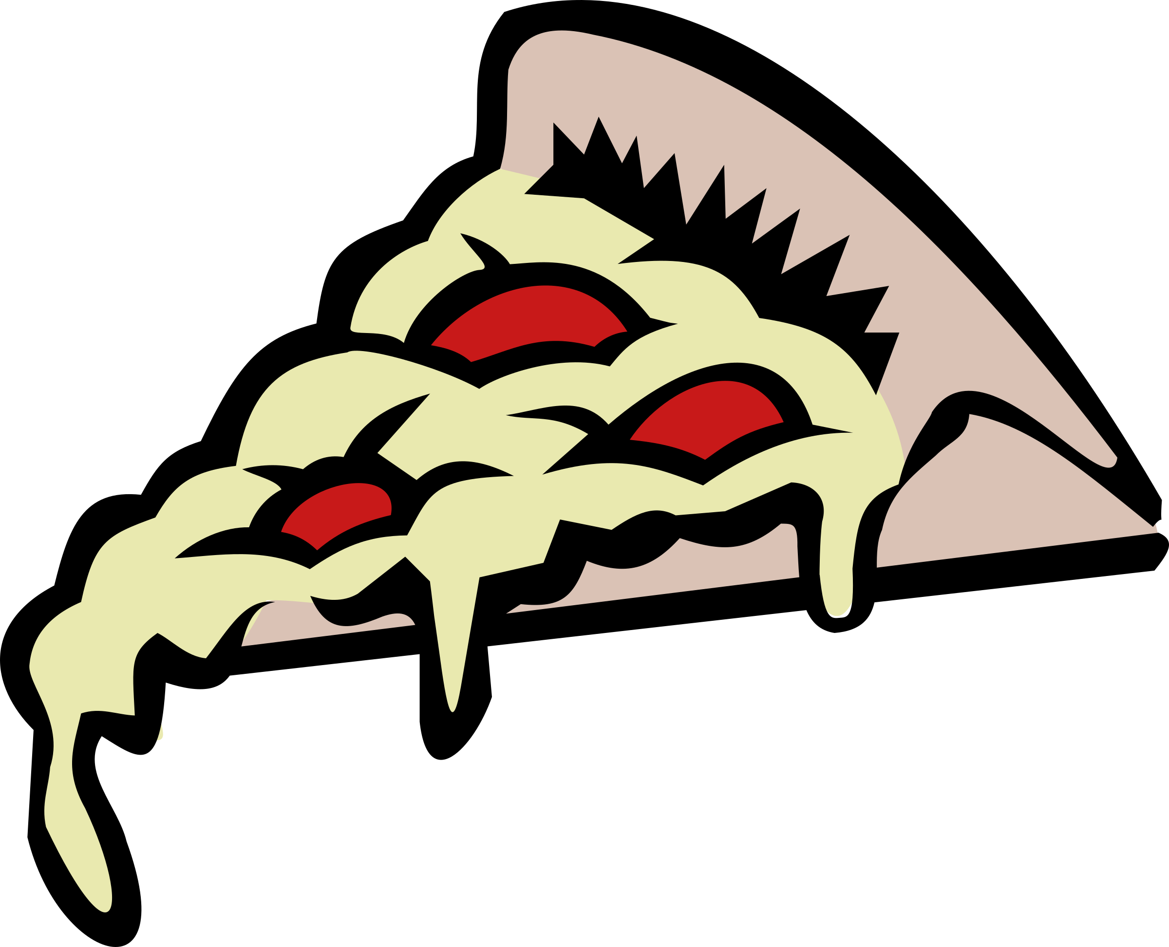 Sweet Sixteen Clipart - Pizza Cartoon Transparent Background (2400x1945)