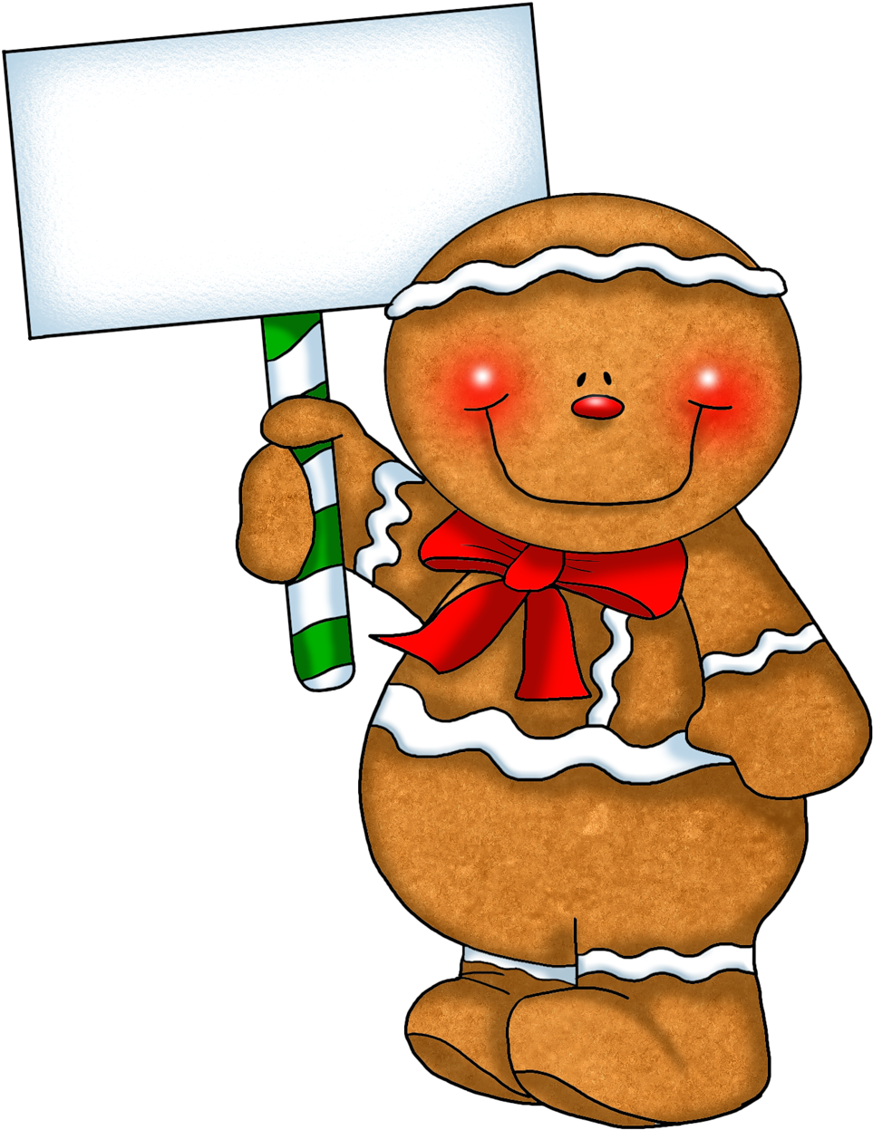 Gingerbread Man Ginger Bread Man On Gingerbread Clipart - Gingerbread (1015x1280)